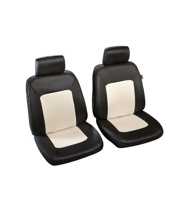Housses de siège individuelles Housse de siège de voiture en cuir de vache  personnalisée compatible avec