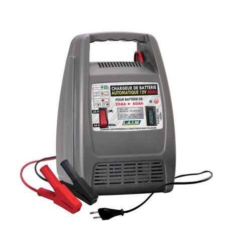 Chargeur de batterie pour voiture et moto - 12V 60Ah