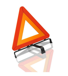 Kit sécurité voiture avec 2 triangles, gants et lampe
