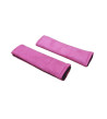 Lot de 2 Protège ceintures voiture rose, protection molletonnée