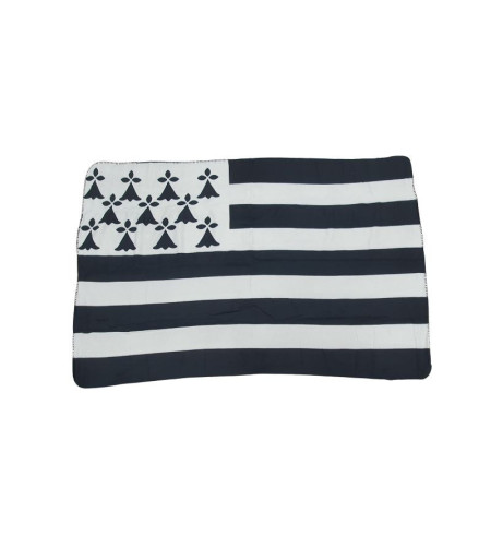 Plaid polaire drapeau Breton - 120 x 180 cm