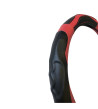 Couvre volant Sport - Noir & Rouge - Taille universelle