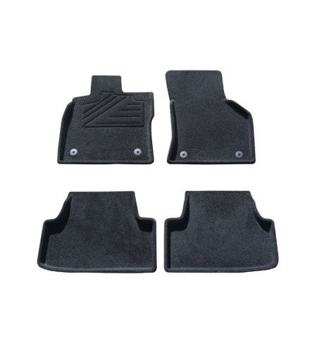 Tapis moquette 3D - Baquets Seat Leon 3 - De 2012 à 2021