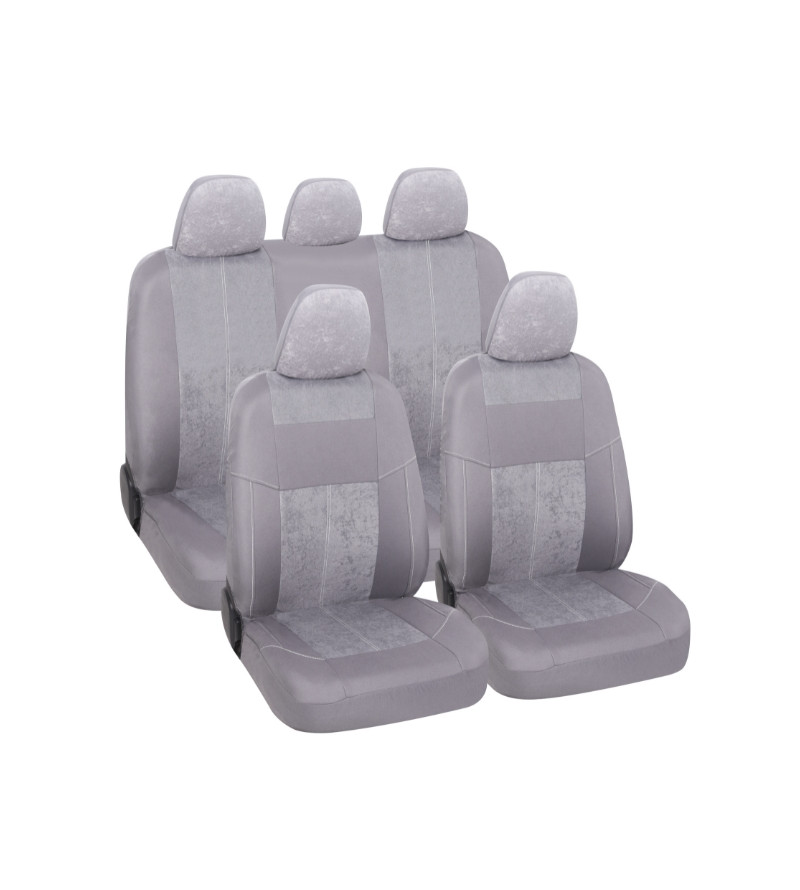 Housses de protection sièges voiture - Rouge et gris