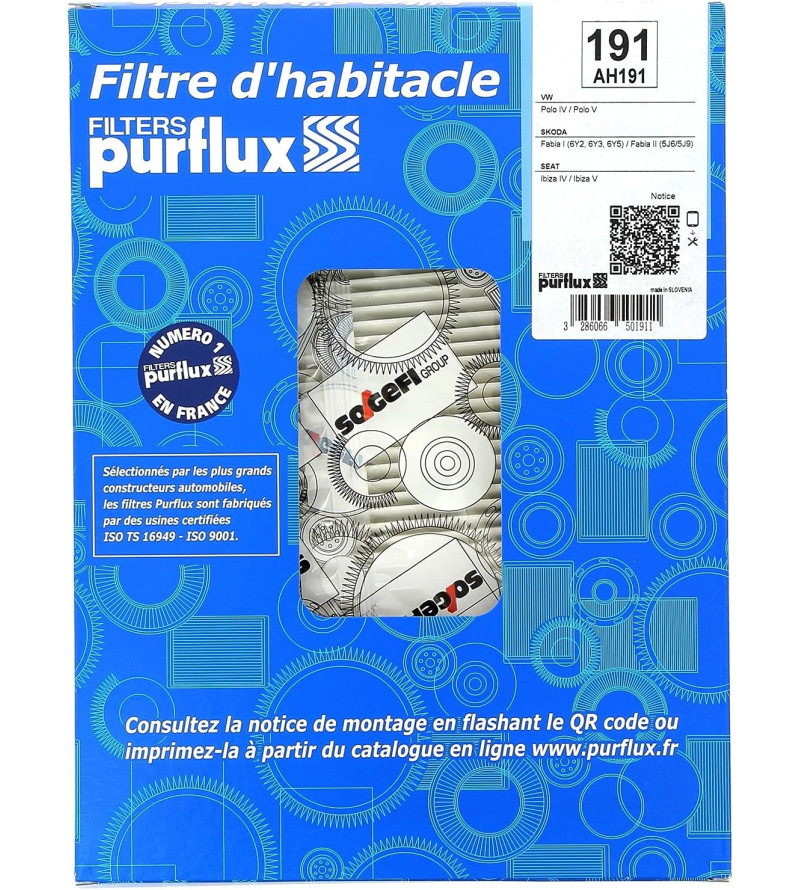 Filtre d'habitacle