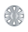 4 Enjoliveurs 13 Pouces ABS Cosmos - Argent | Automotoboutic